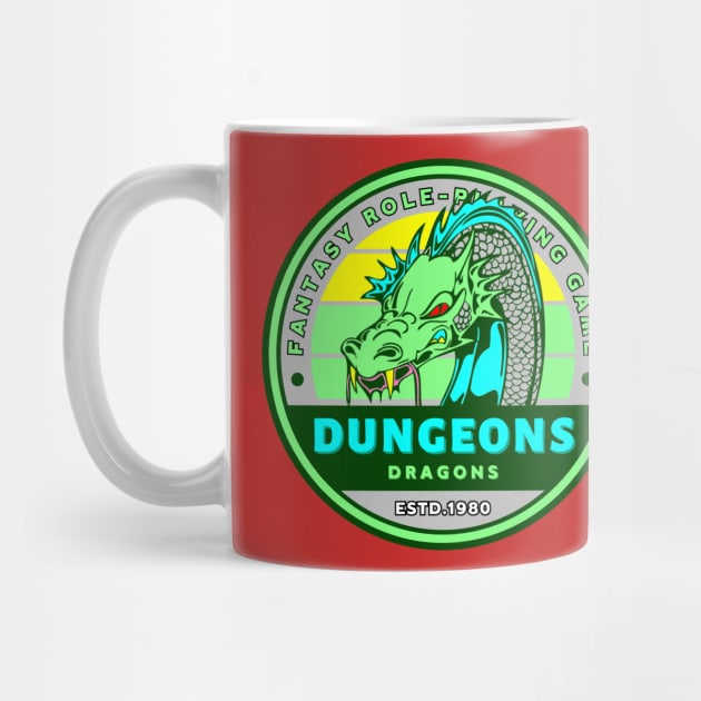 Dungeons & Dragons  Logo Style Fanart by Faeyza Creative Design